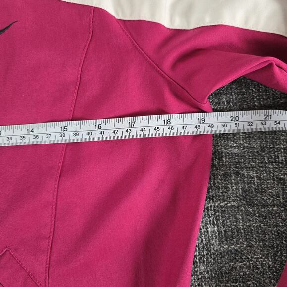 Nike Womens Track Jacket Size Medium Magenta Pink Athletic Vintage - Picture 7 of 8